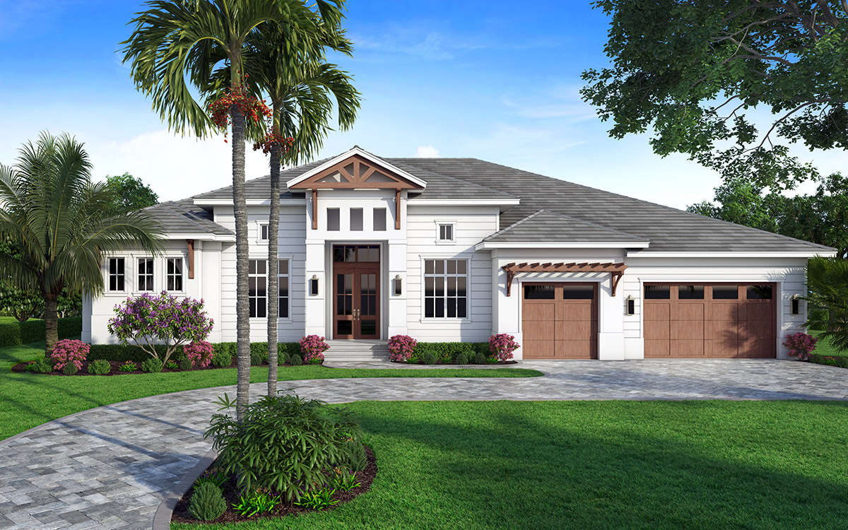 Coastal Plan - 3,818 Square Feet, 4 Bedrooms, 5.5 Bathrooms | Floor ...