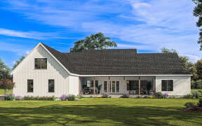 Modern Farmhouse House Plan #009-00337 Elevation Photo
