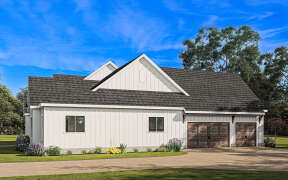 Modern Farmhouse House Plan #009-00337 Elevation Photo