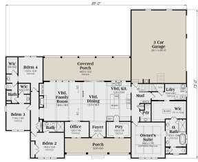 Main Floor  for House Plan #009-00337