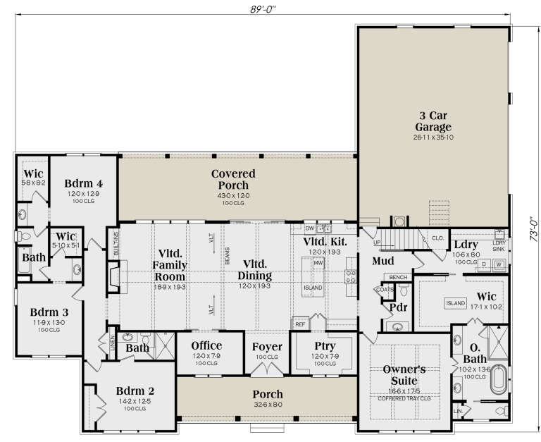 House Plan House Plan #28723 Drawing 1