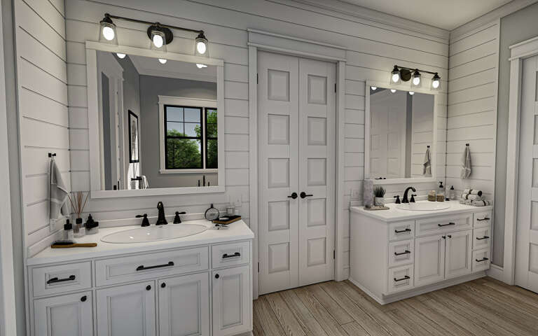 Modern Farmhouse House Plan #009-00337 Additional Photo