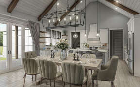 Modern Farmhouse House Plan #009-00337 Additional Photo