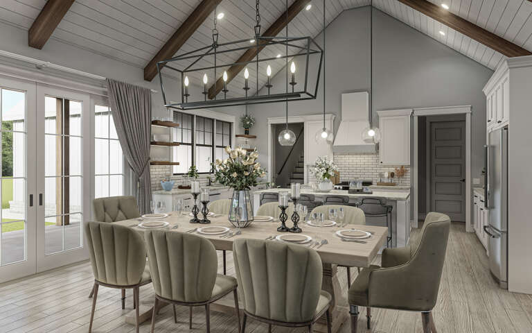 Modern Farmhouse House Plan #009-00337 Additional Photo