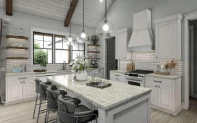 Modern Farmhouse House Plan #009-00337 Additional Photo