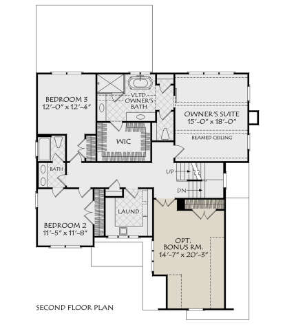 Second Floor for House Plan #8594-00471
