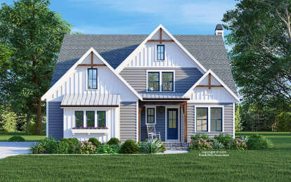 Cottage House Plan #8594-00472 Elevation Photo