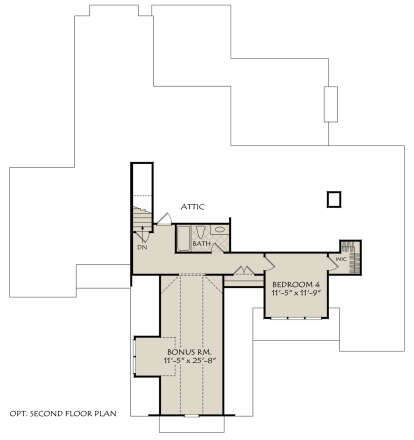 Second Floor for House Plan #8594-00473