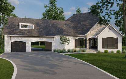 European House Plan #8318-00341 Elevation Photo