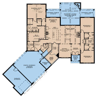 House Plan House Plan #28727 Drawing 1