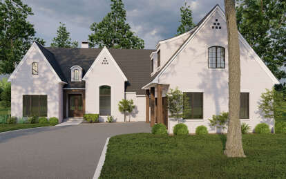 European House Plan #8318-00342 Elevation Photo