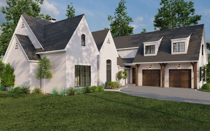 European House Plan #8318-00342 Elevation Photo