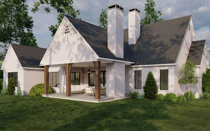 European House Plan #8318-00342 Elevation Photo