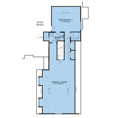Optional Second Floor for House Plan #8318-00342