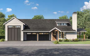 Barn House Plan #2464-00093 Elevation Photo