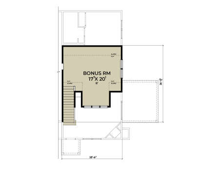 Bonus Room for House Plan #2464-00093