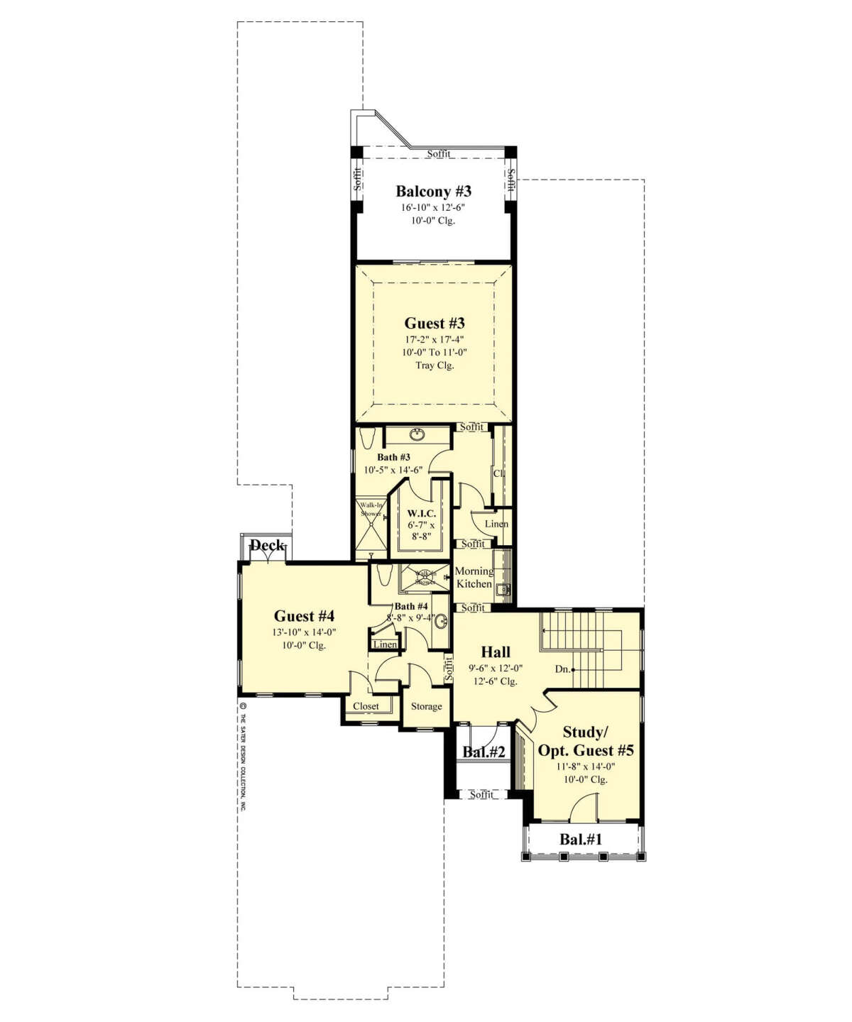 Coastal Plan: 3,882 Square Feet, 5 Bedrooms, 4.5 Bathrooms - 8436-00109