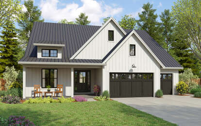 Modern Farmhouse House Plan #2559-00962 Elevation Photo