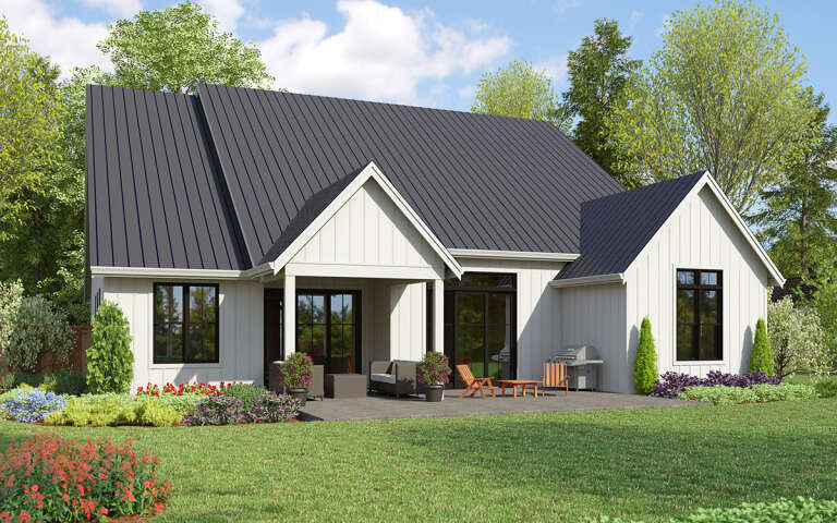 Modern Farmhouse House Plan #2559-00962 Elevation Photo