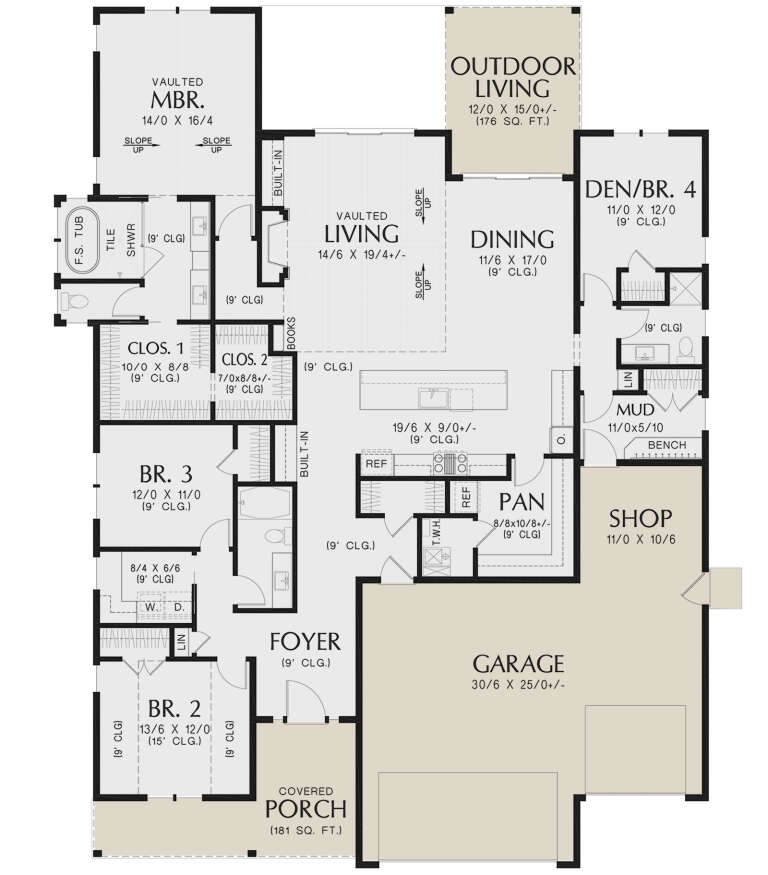 House Plan House Plan #28731 Drawing 1