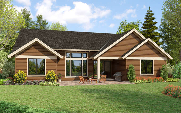Craftsman House Plan #2559-00963 Elevation Photo