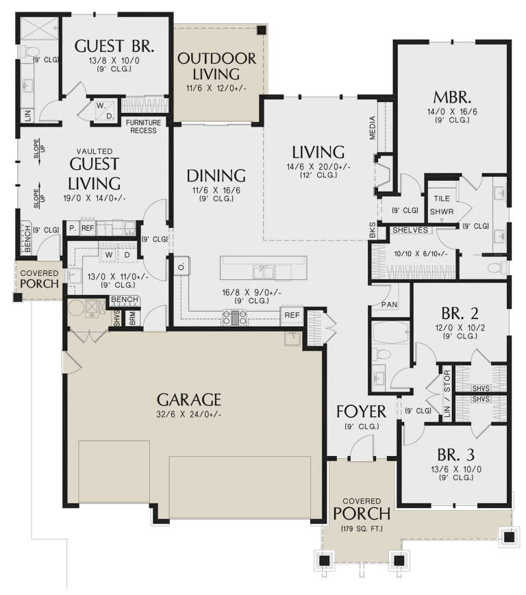 House Plan House Plan #28732 Drawing 1