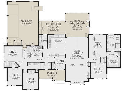 Main Floor  for House Plan #2559-00965