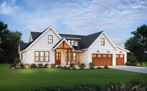 Modern Farmhouse House Plan #2559-00966 Elevation Photo