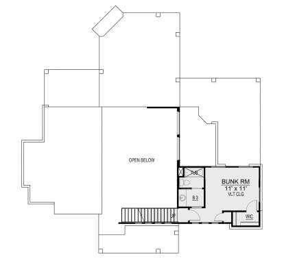 Second Floor for House Plan #5445-00487