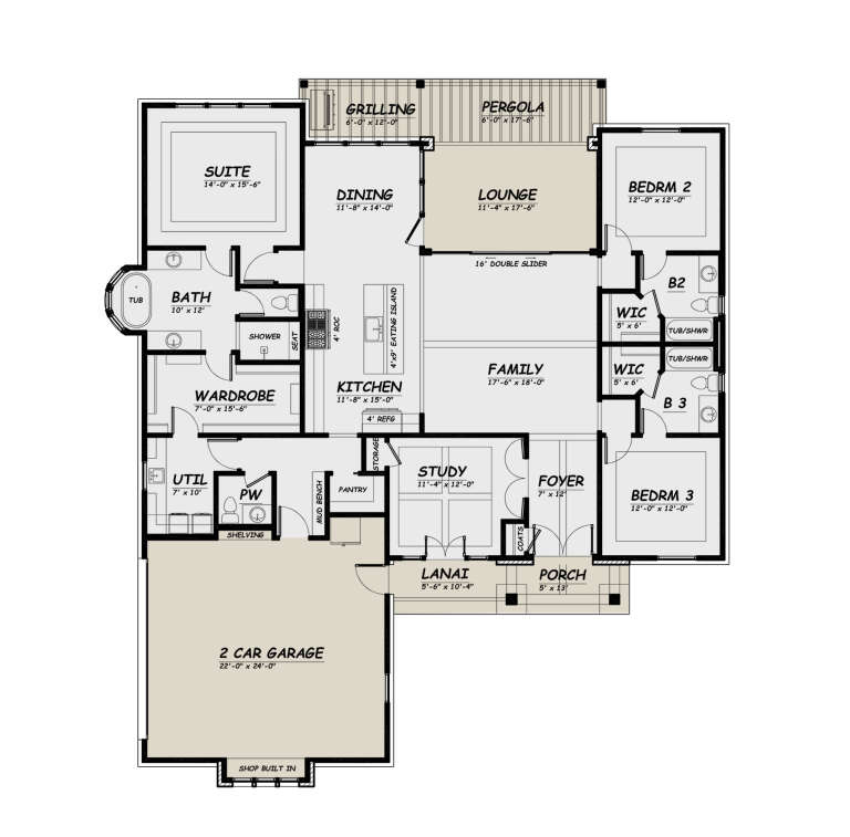 House Plan House Plan #28738 Drawing 1