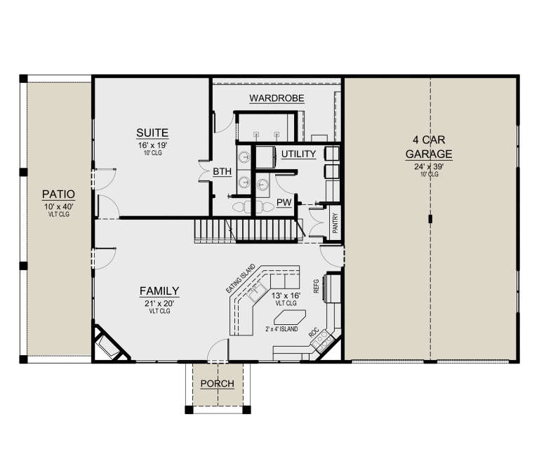 House Plan House Plan #28739 Drawing 1