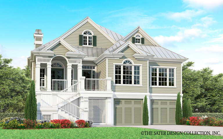 House Plan House Plan #28743 Angled Front Elevation