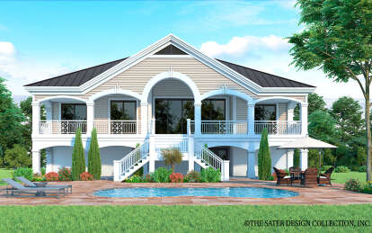 European House Plan #8436-00113 Elevation Photo