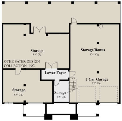 Basement for House Plan #8436-00113