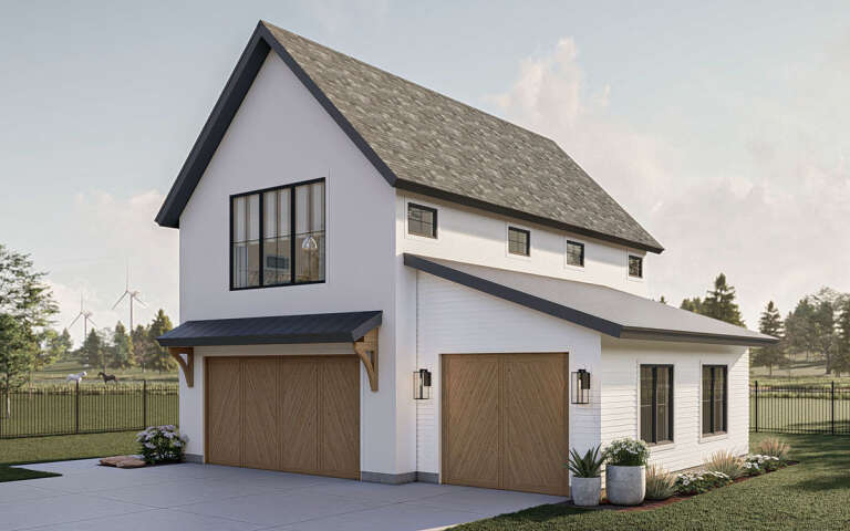 House Plan House Plan #28745 Angled Front Elevation