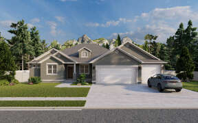Traditional House Plan #2802-00196 Elevation Photo