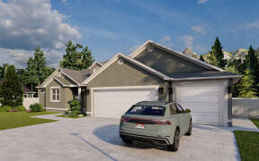 Traditional House Plan #2802-00196 Elevation Photo