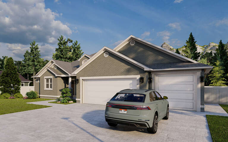 Traditional House Plan #2802-00196 Elevation Photo