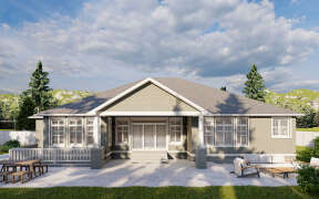 Traditional House Plan #2802-00196 Elevation Photo