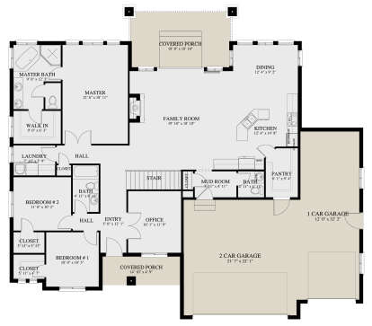 Main Floor  for House Plan #2802-00196