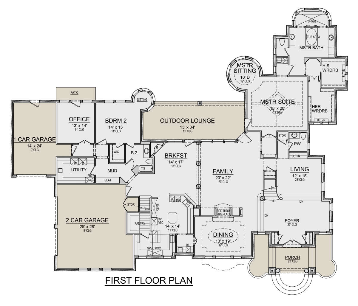 Main Floor  for House Plan #5445-00493