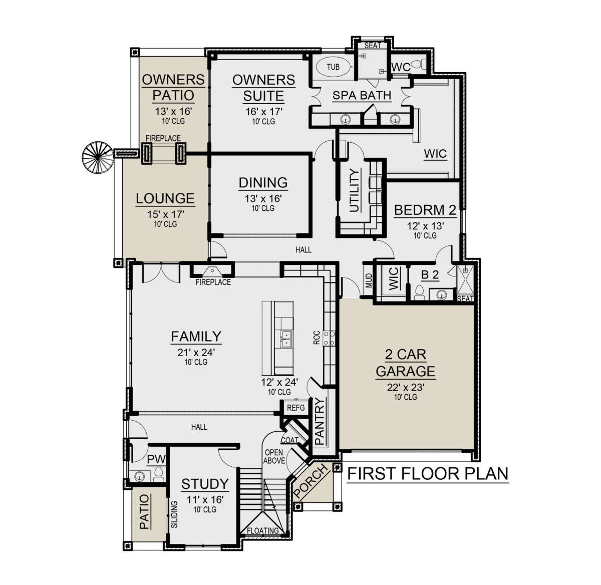 Main Floor  for House Plan #5445-00494