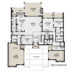 Main Floor  for House Plan #5445-00497