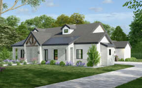 Modern House Plan #5445-00499 Elevation Photo