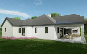 Modern House Plan #5445-00499 Elevation Photo