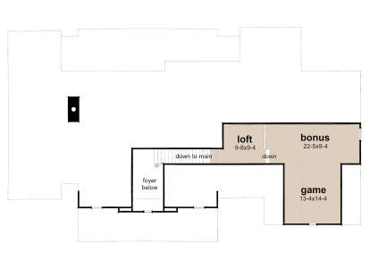 Second Floor for House Plan #9401-00118