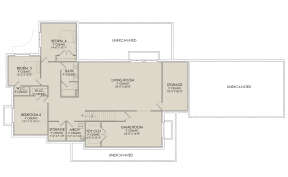 In Ground Basement for House Plan #6422-00079