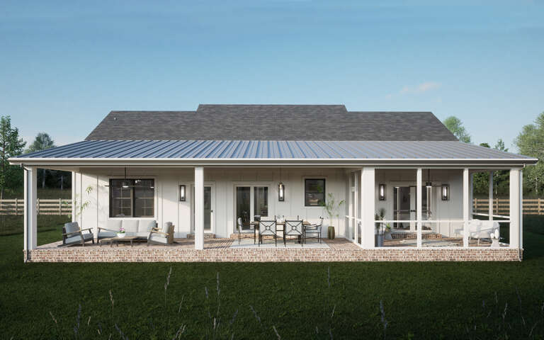Modern Farmhouse House Plan #7174-00008 Elevation Photo