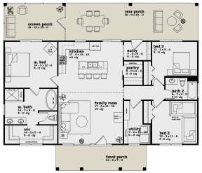 Main Floor  for House Plan #7174-00008