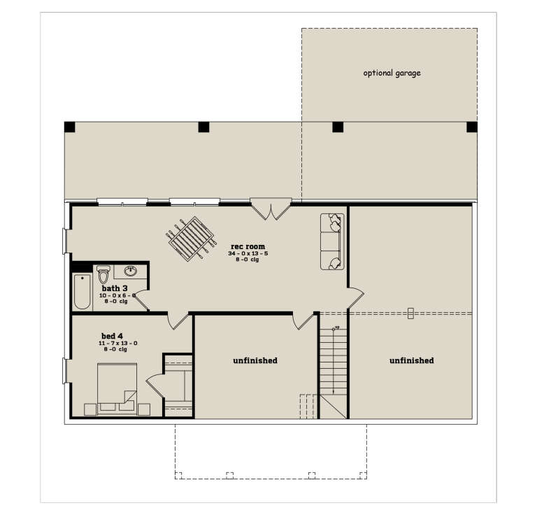 Picture of Modern Farmhouse Plan: 1,497 Square Feet, 3 Bedrooms, 2 Bathrooms ...
